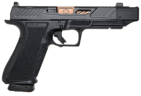 SHADOW SYSTEMS DR920P HGA 9MM 4.5IN BBL BLK ELITE OPTIC CUT SPIRAL COMPEN BRNZ BBL 2/10RD CA MODEL
