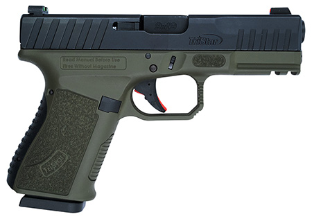 APOC Pistol 9mm 4" Blk/ODG 15rd