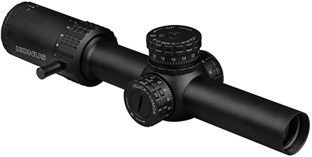 Konus 1x-10x24mm Riflescope - engraved/illum BCR w/Zero-Stop Turrets