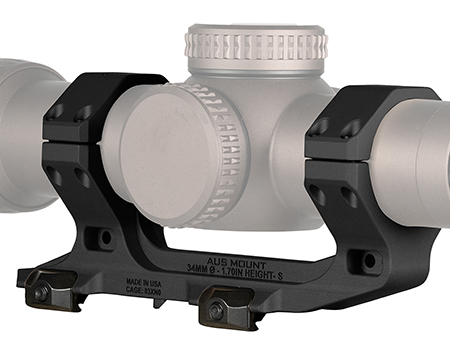 Reptilia AUS 34mm Optic Mount 1.70'' Height - Black