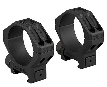 ALPHA6 SCOPE RING SET 35MM MED PROFILE 0.95 IN AL MATTE BLK