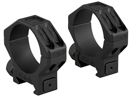 ALPHA6 SCOPE RING SET 35MM X-HIGH PROFILE 1.25 IN AL MATTE BLK