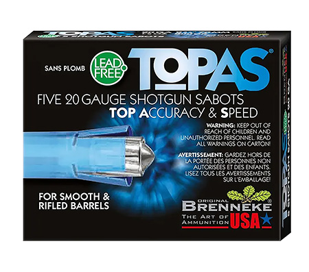 BR SL202TOPN  TOPAS SABOT          20 2.75    5/50