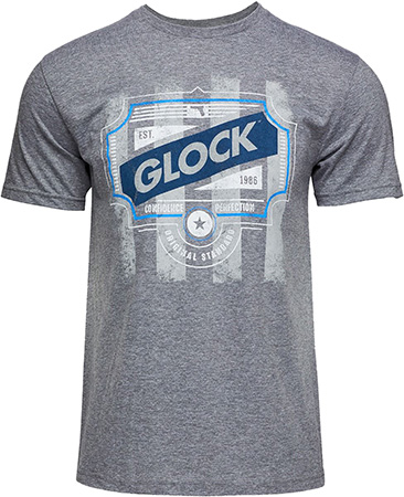 GLK AP96205 BLUE LINE TEE (GREY) S