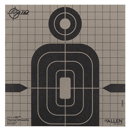 ALLEN 15802  EZ AIM 8" THERMAL SILHOUETTE TARGET