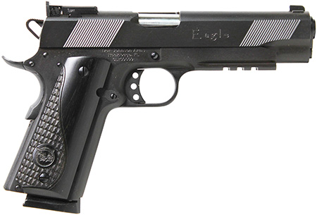IVER Eagle LR 45ACP 5" Bld Rail Adj 8rd