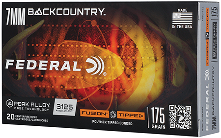 7MM BACKCOUNTRY 175GR FUSION TIPPED AMMO 20RD