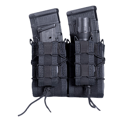 HIGH SPEED GEAR  DOUBLE DECKER TACO BLK HOLDS MOST PISTOL AND RIFLE MAGS MOLLE
