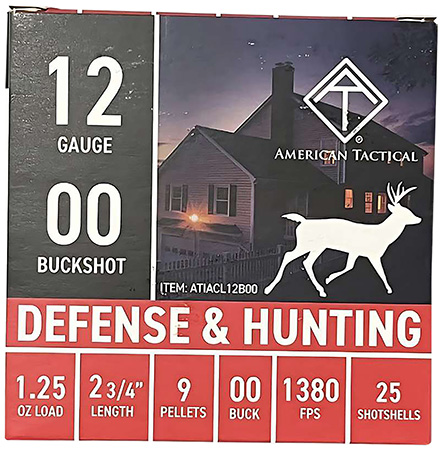 ATI ACL12B00      12G 2.75 BUCK SHOT 00      25/10