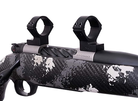 WBY MARK V 1-PIECE SCOPE MOUNT MED 30MM BLK