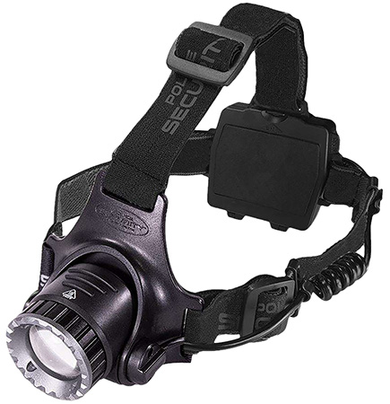 Police Security Long Throw Headlamp 1/3 mile 500lm
