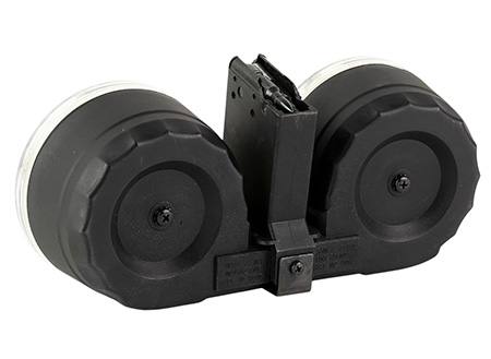 KCI MAGS AK 100RD 556  DRUM MAG  (10 PER CASE)