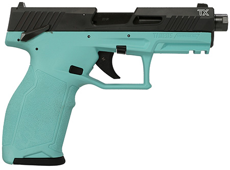 TAURUS 2TX 22 22LR 4.6'' CYAN/BK 2x10RDS
