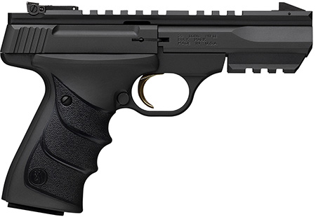 BROWNING STD BUCKMARK BLACK LABEL URX HGA 22LR 4 IN BL AS RAIL 1/1O RD MAG (2025 SHOT)