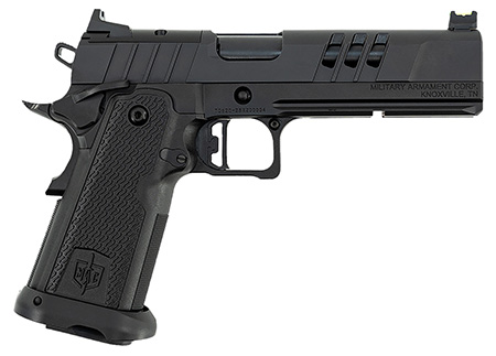 MAC 9 HGA 9MM 5IN BBL FS QPQ/BLK 2 17RD MAGS 11 DEGREE TARGET CROWN AGENCY AOS OPTICS CUT
