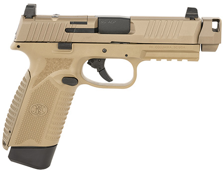 FN 545 MRD COMP 45ACP 4.43" 15RD FDE
