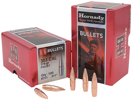 FULL METAL JACKET 303 CALIBER (0.311'') FULL METAL JACKET BULLETS