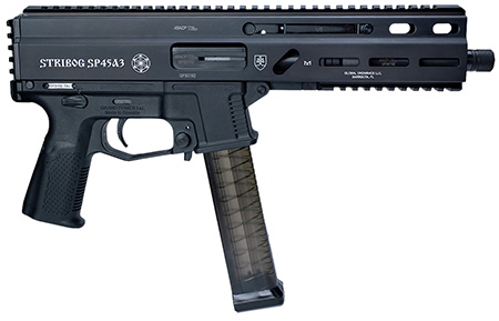 GPWR STRIBOG SP45A3 45ACP 8" 20RD BK