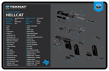 TEKMAT TEK-R17-HELLCATBLU    17X11 SPG HELLCAT BLU