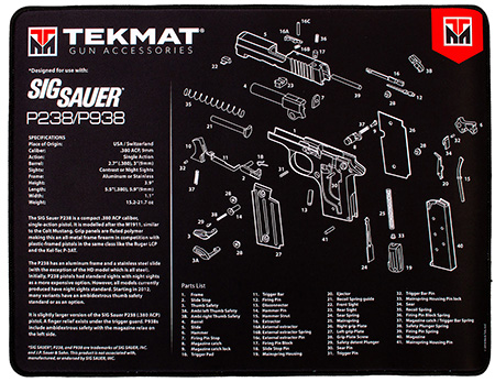 TEKMAT TEK-R20-SIGP238     20X15 ULTRA SIG P238