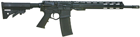Alpha Maxx 5.56 16"  30Rd Mag. 13" Mlock rail  Flip up sights 30 Rd Mag. Colapsable stock