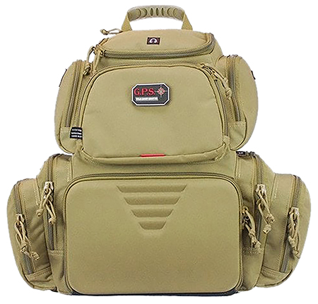 Handgunner Backpack w/Cradle for 4 handguns Tan