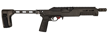 F22 BINARY PISTOL .22LR 8" BARREL SB CHASSIS/BRAC Not for civilian sales in:CA, CT, DE, DC, FL, HI, IA, IL, MD, NJ, NY, RI, and WA * Product not eligible for Credit Card Payment