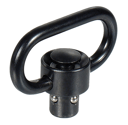 UTG BUTTON QD SLING SWIVEL 1.38" BLK