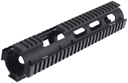 UTG PRO 4/15 CARB QUAD RAIL W/EXT BK