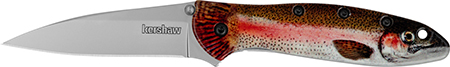 KERSHAW LEEK 3" RNBW TROUT/SILVER