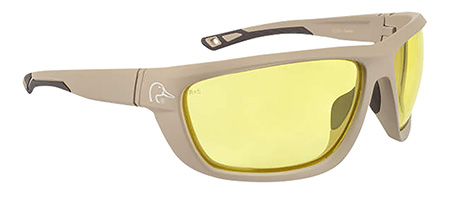 Ducks Unlimited Full-Frame Shooting Glass-Matte Tan Frame-Amber Lens