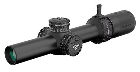 SWAMPFOX ARROWHEAD SERIES 1-10X24 SFP GREEN IR MIL 30MM TUBE RIFLESCOPE