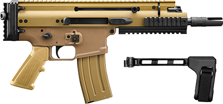 FN SCAR 15P SBT BRC 556 7.5" FDE 10R