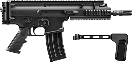 FN SCAR 15P SBT BRC 556 7.5" BLK 10R