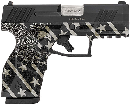 TAU GX2 9MM 3.38 BLK EAGLE ENGRAVE 13RD