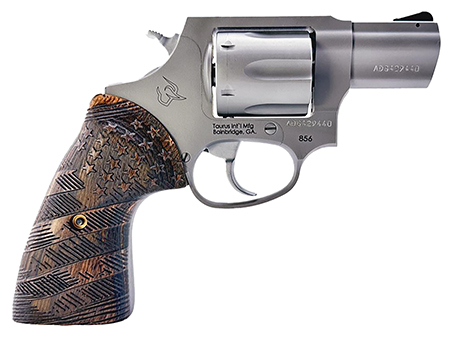 856 .38 Special 2" SS/Wd Engraved Grips 6-rd