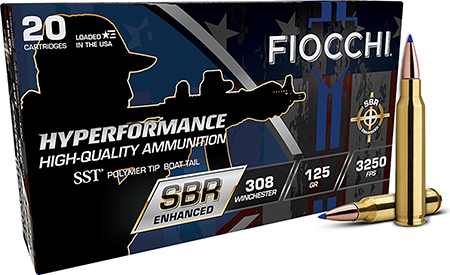 FIOCCHI HYPR SBR 308WIN 125GR 20/200