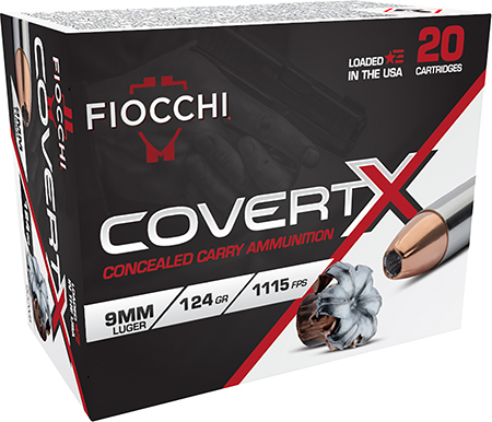 FIO 9MM 124GR COVERTX JHP 20R