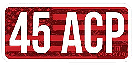 MTM AMMO CALIBER LABELS 8PK 45ACP