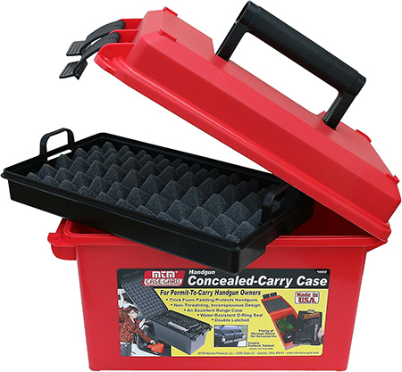 MTM HCC-30       HANDGUN CONCEAL CARRY CASE  RED