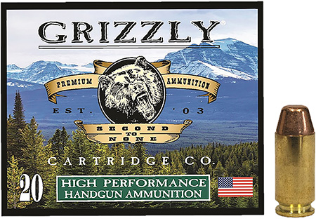 GRIZZLY GC40SW5   40S&W    200GR FMJ-FP      20/10