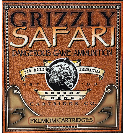 GRIZZLY GC45RG5    450RIGBY      500GR SOLID  5/10