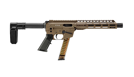 FREEDOM ORDNANCE FX9P10SBMFDE 9MM 10"MINI BRC  FDE