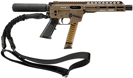 FREEDOM ORDNANCE FX9P8T-FDE   9MM 8" TUBE 31R  FDE