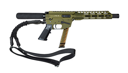 FREEDOM ORDNANCE FX9P10T-ODG  9MM 10"TUBE  31R ODG