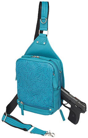 GTM GTM-110/TBLUE     MINI SLING COWHIDE      TURQ