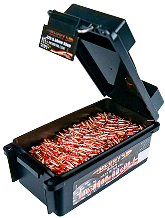 Berry's .223/5.56mm 62gr Full Metal Jacket Boat-Tail (MiniCan) 1500 Count