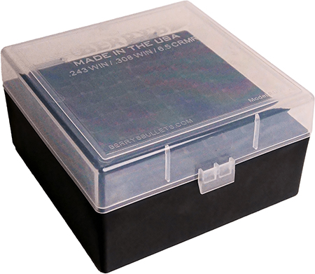 Berry's 009 - .243/6.5CM/.308 Cal. 100RD CAP Clear/Black Box