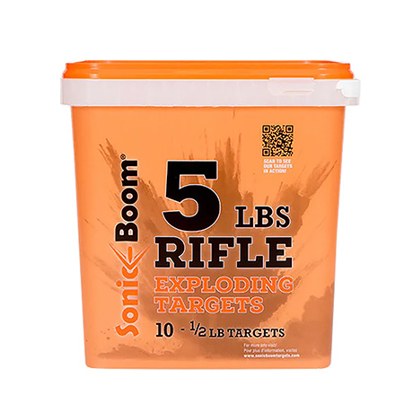 Sonic Boom HALF LB BINARY RIFLE TARGET - 10 PACK BUCKET