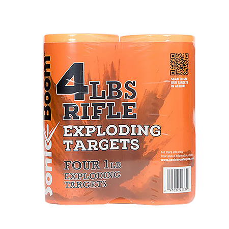 Sonic Boom 1 LB BINARY RIFLE TARGET 4 PACK
